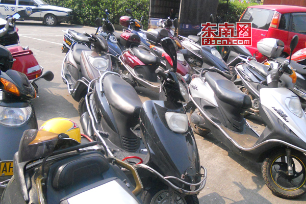 蕉城警方抓获13名“少年盗友” 追回赃车22部