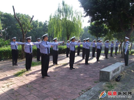 福鼎市公安局新聘交通协管员正式上岗