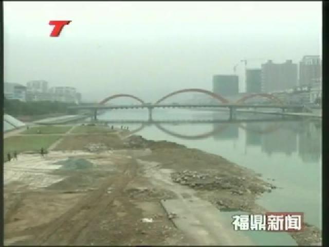 桐山溪东岸滨水景观改造工程加快推进