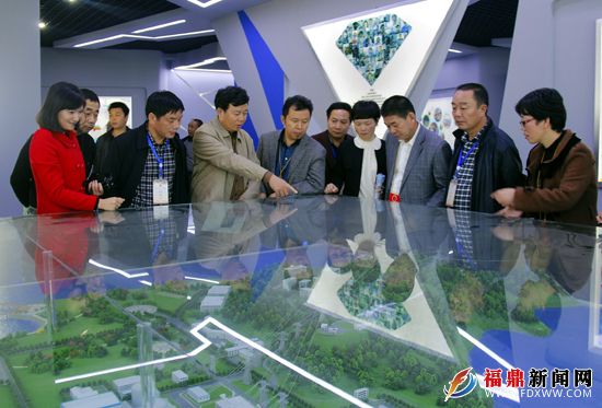 代表们详细了解核电站建设情况.JPG