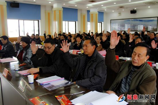 会员代表举手表决，审议通过议案。.JPG