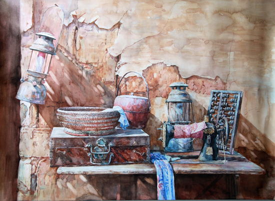 作品：外婆的嫁妆，作者：谢发树。尺寸：78X110 福建福鼎_副本.jpg