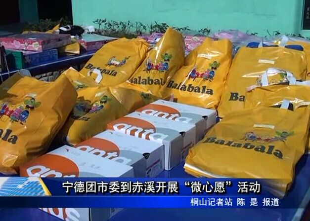 宁德团市委到赤溪开展“微心愿”活动