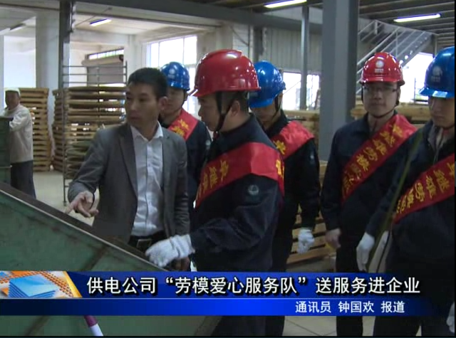 供电公司“劳模爱心服务队”送服务进企业