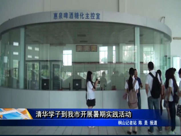 清华学子到我市开展暑期实践活动