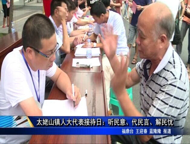 太姥山镇人大代表接待日：听民意、代民言、解民忧