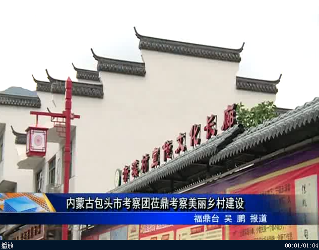 内蒙古包头市考察团莅鼎考察美丽乡村建设