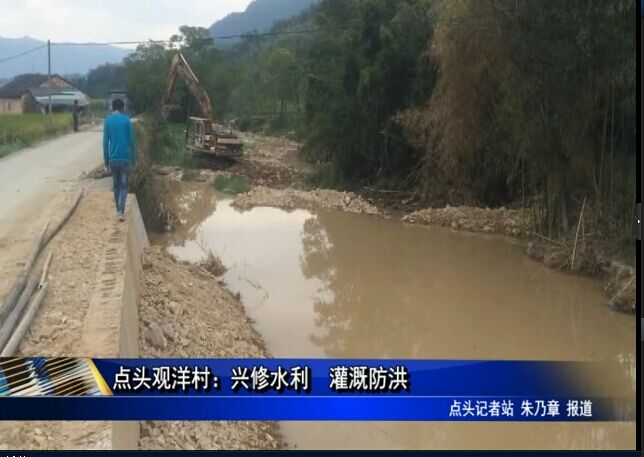 点头观洋村：兴修水利 灌溉防洪
