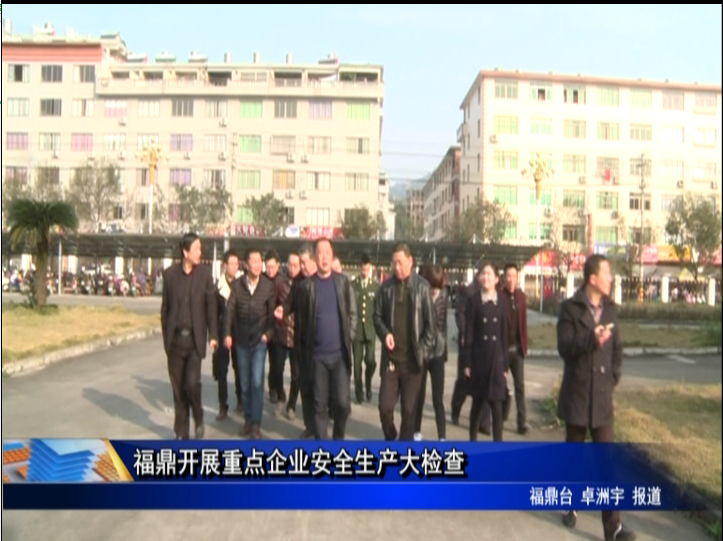 福鼎开展重点企业安全生产大检查