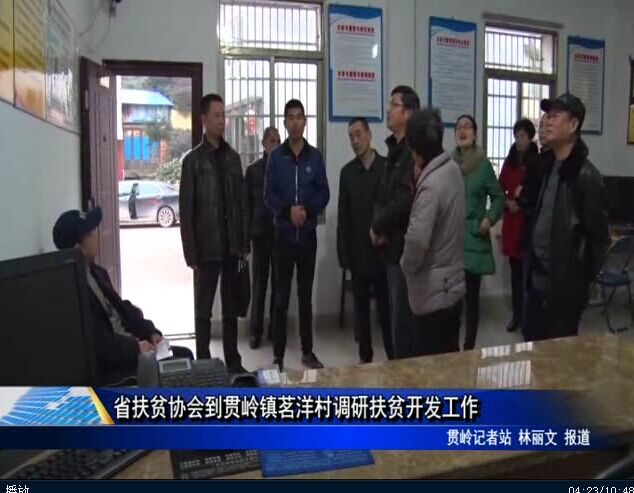 省扶贫协会到贯岭镇茗洋村调研扶贫开发工作