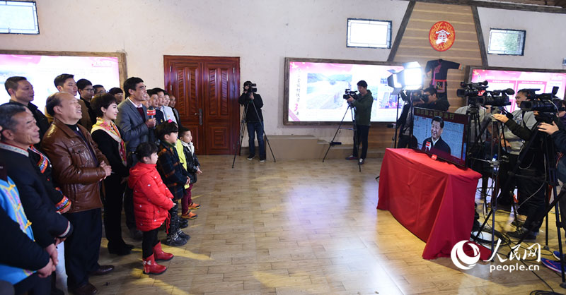 习近平通过人民网视频连线赤溪村 祝愿乡亲们的日子越过越好