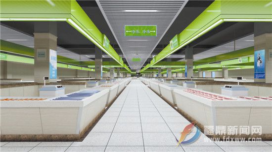 福鼎新中心农贸市场国庆前可望投入使用