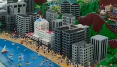 乐高版全景里约奥运街景模型