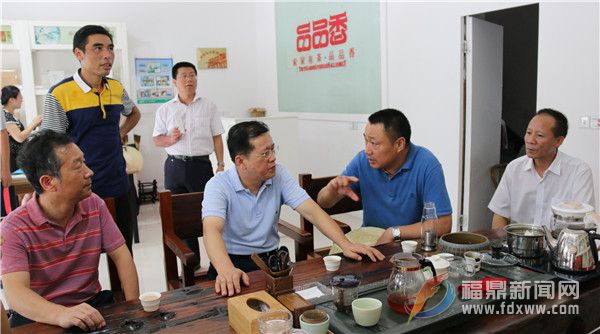 省人大常委会副主任彭锦清莅鼎调研