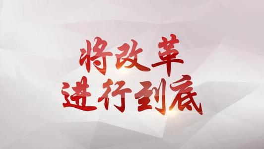 [专题]将改革进行到底