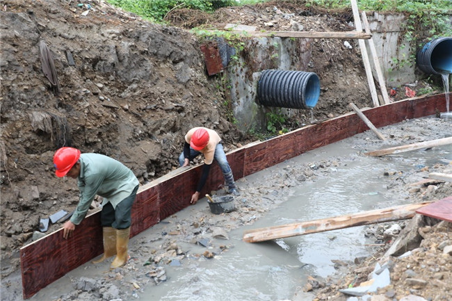 点头镇生活污水处理厂工程项目建设如火如荼