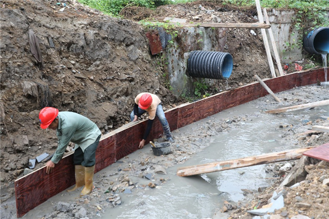 点头镇生活污水处理厂工程项目建设如火如荼