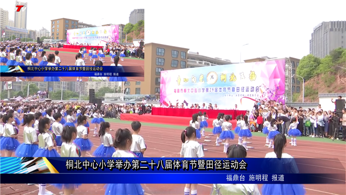 桐北中心小学举办第二十八届体育节暨田径运动会