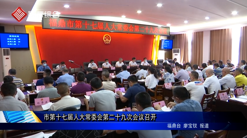 市第十七届人大常委会第二十九次会议召开