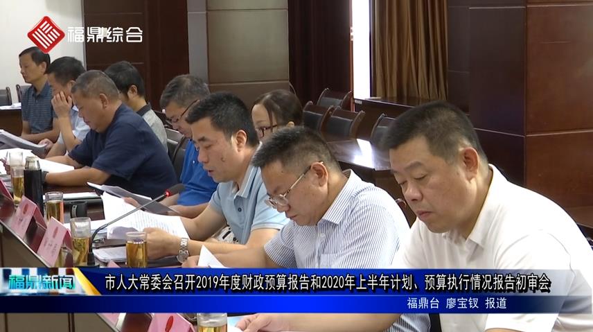 市人大常委会召开2019年度财政预算报告和2020年上半年计划、预算执行情况报告初审会