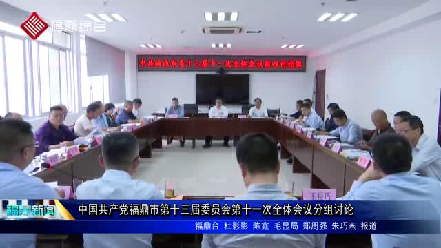 中国共产党福鼎市第十三届委员会第十一次全体会议分组讨论