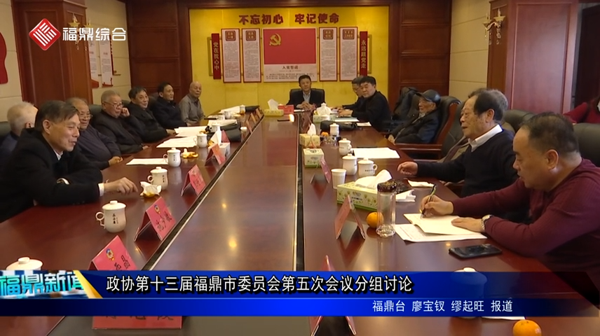政协第十三届福鼎市委员会第五次会议分组讨论