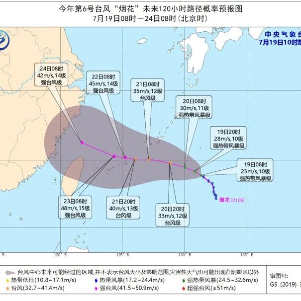 台风“烟花”最新动态！未来几天的天气……