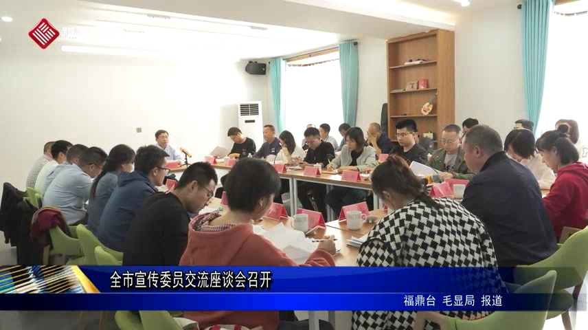 全市宣传委员交流座谈会召开