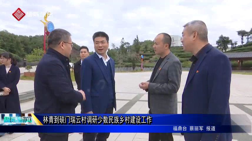 林青到硖门瑞云村调研少数民族乡村建设工作