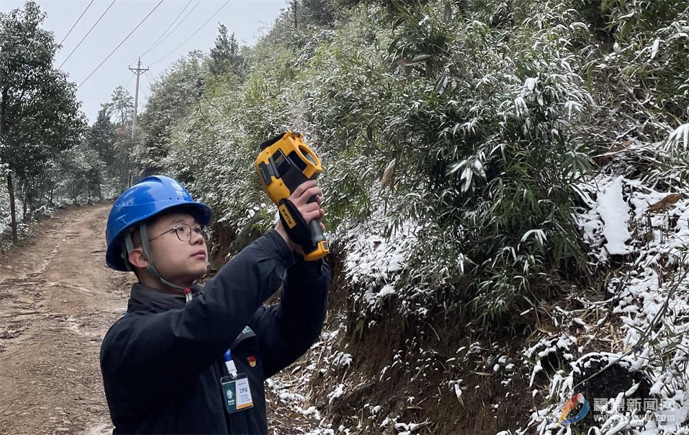 市供电公司：高山风雪巡银线 浴“雪”奋战保供电