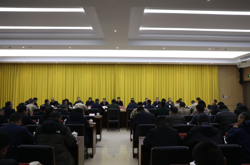市委常委会议军会议暨党管武装和民兵工作会议召开