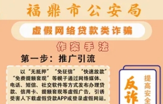 反诈天天报|虚假网络贷款类诈骗