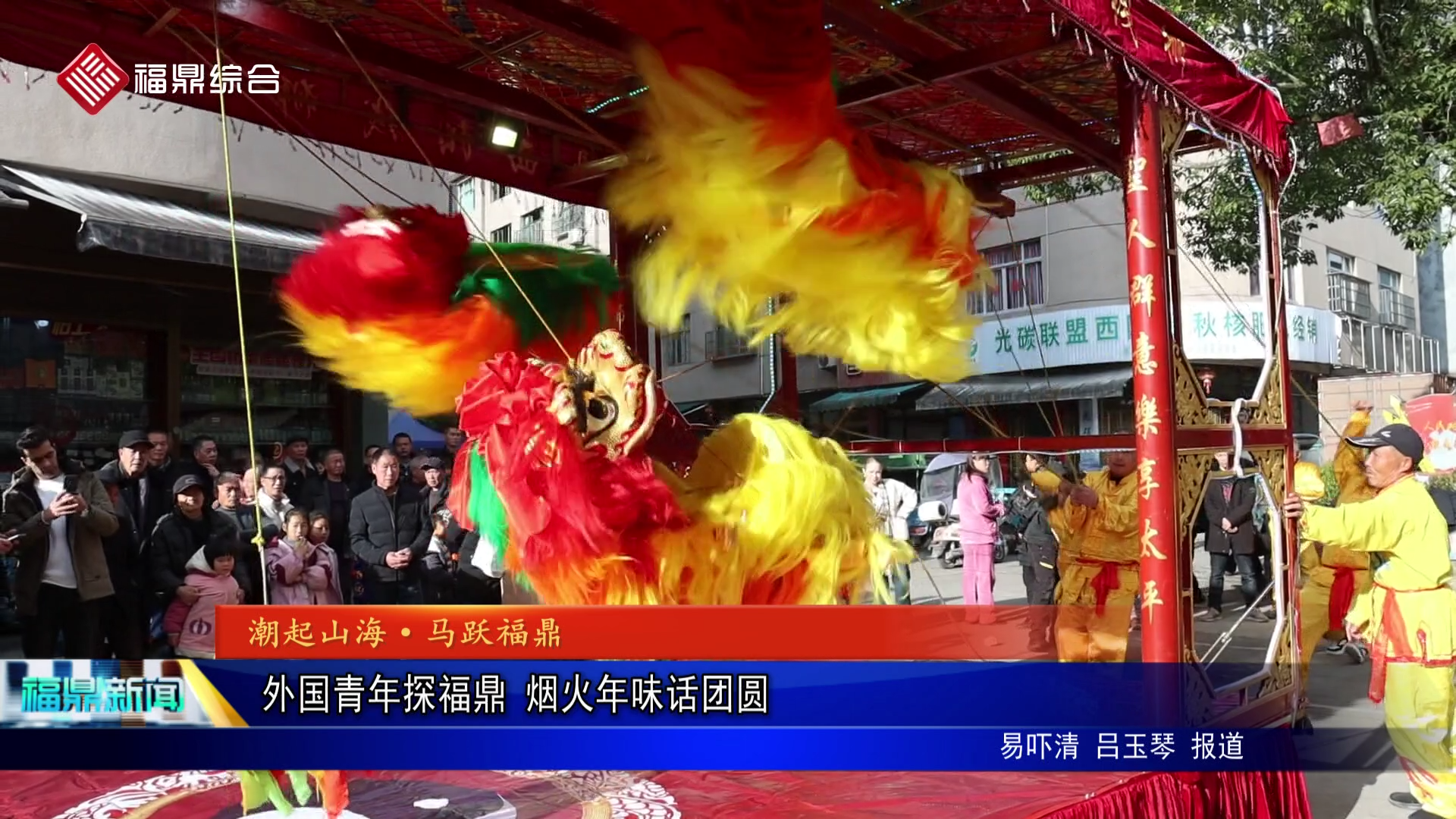 外国青年探福鼎 烟火年味话团圆