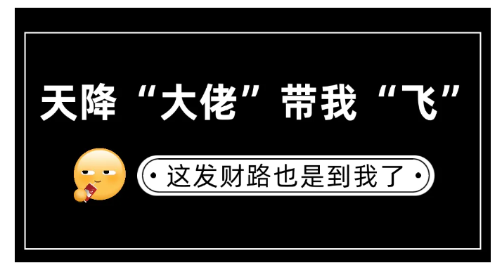 天降“大佬”带我“飞”